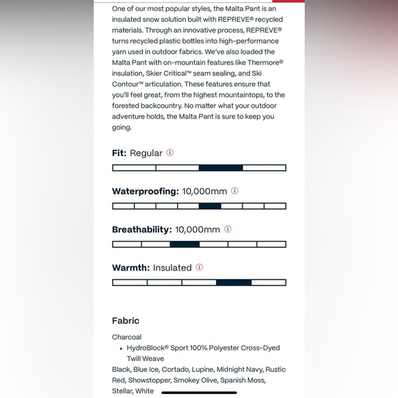 Obermeyer Women’s Malta Insulated Ski Pant White Size 10 Short - Picture 3 of 16